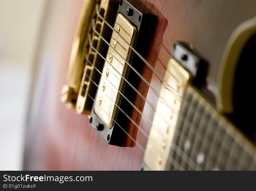 Close Up Of Electric Guitar