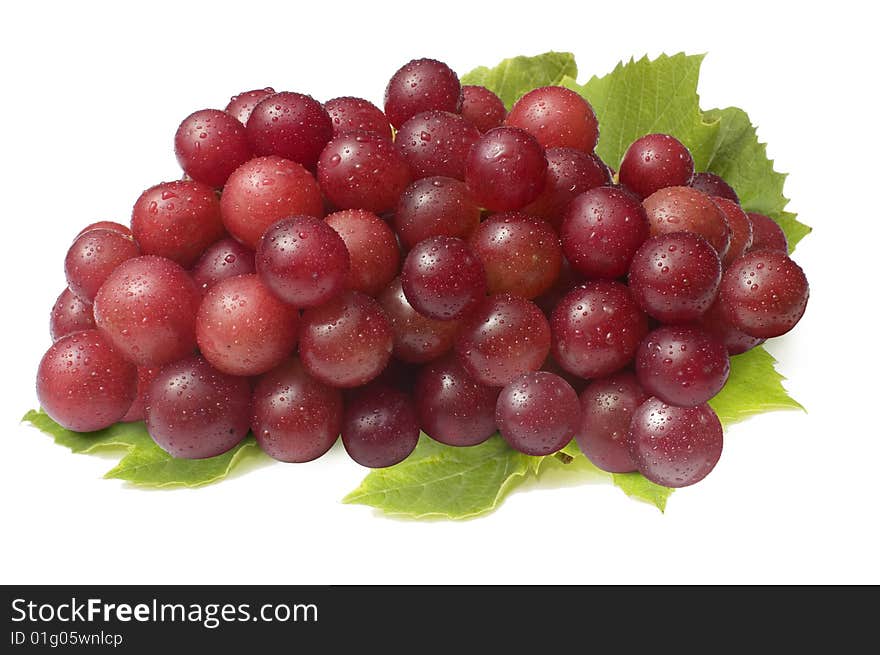 Red grapes