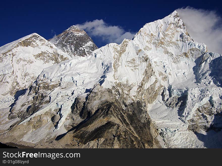 Everest & Nupse From Kalapattar, 5545m