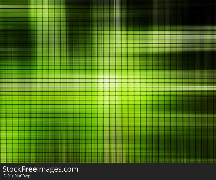 Green illustration with bright and light effects. vibrant color