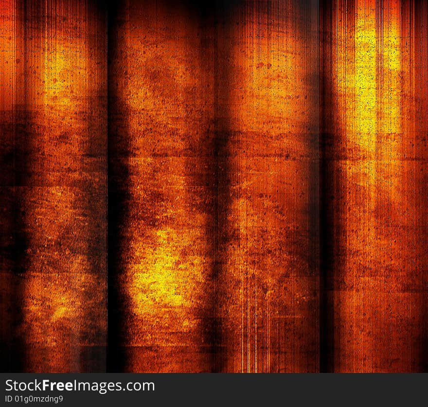 Red texture with bright effects. Abstract illustration