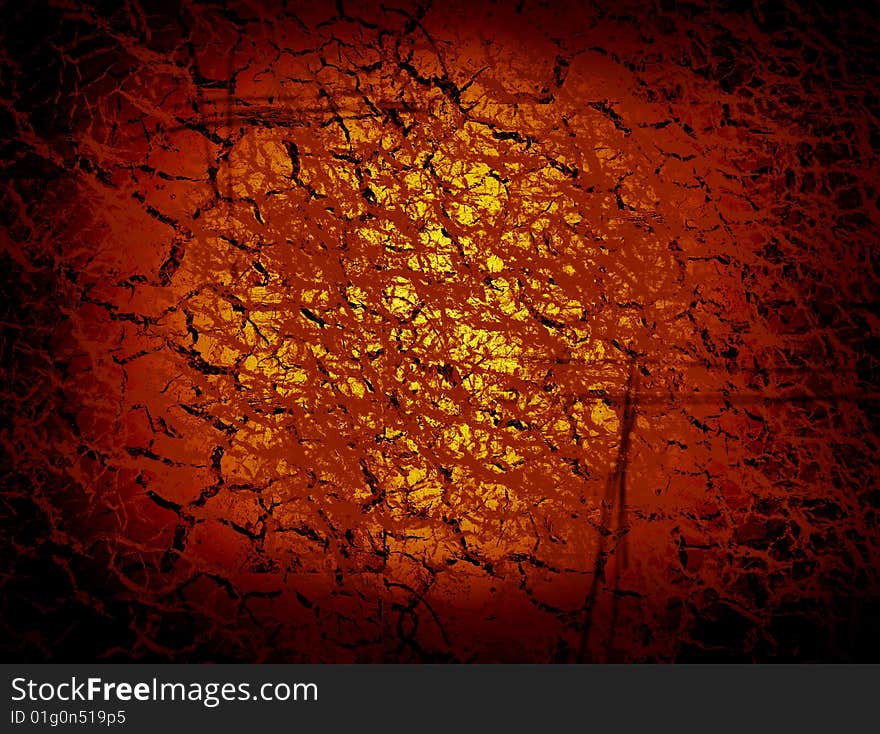 Red texture with bright effects. Abstract illustration. Red texture with bright effects. Abstract illustration