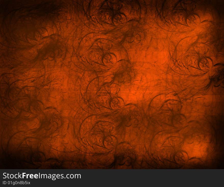 Orange background with bright effects. abstract illustration. Orange background with bright effects. abstract illustration