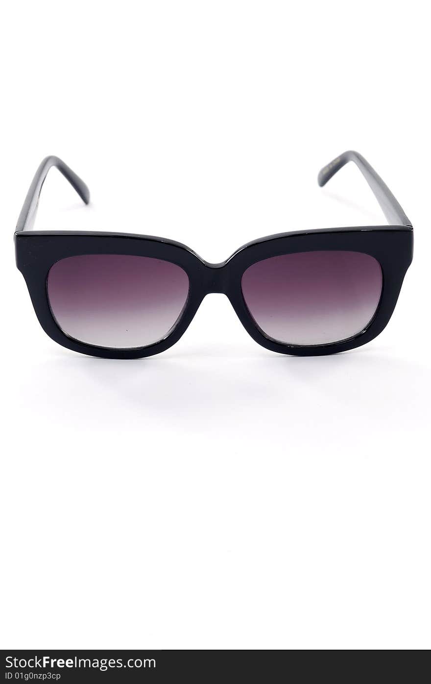 Fashion sunglass on white background