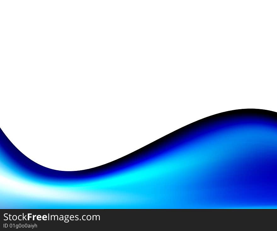 Blue wave background