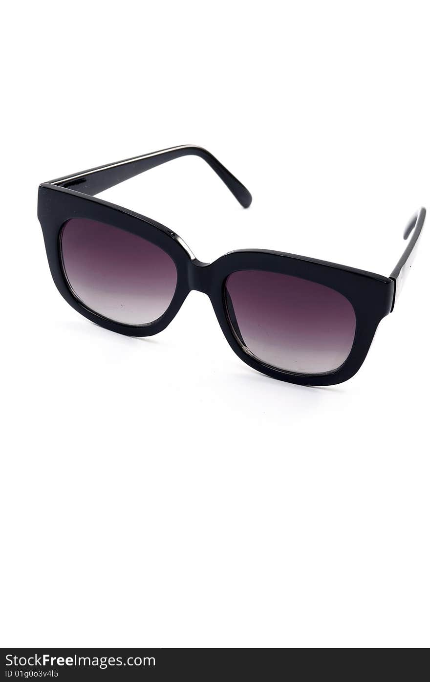 Fashion sunglass on white background