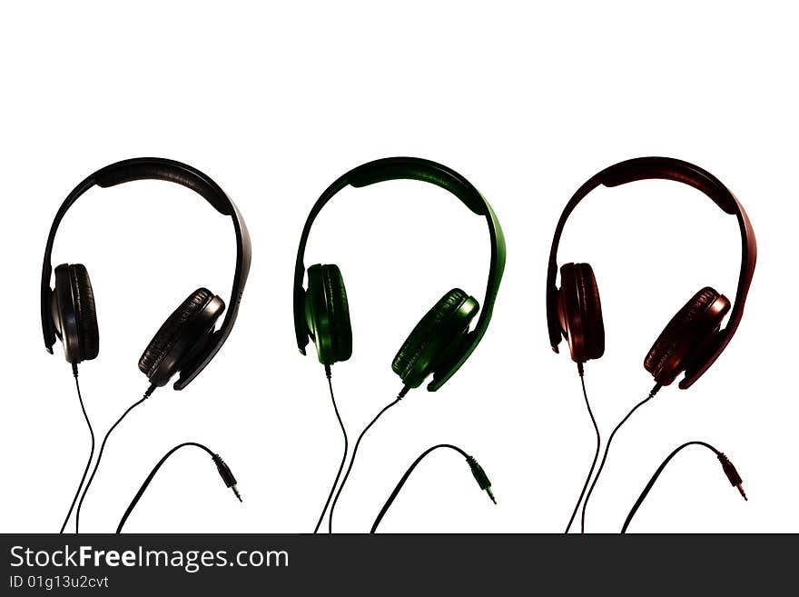 Colored headphones