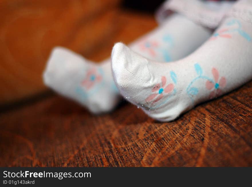 Shot of a baby's feet with shallow DOF. Shot of a baby's feet with shallow DOF