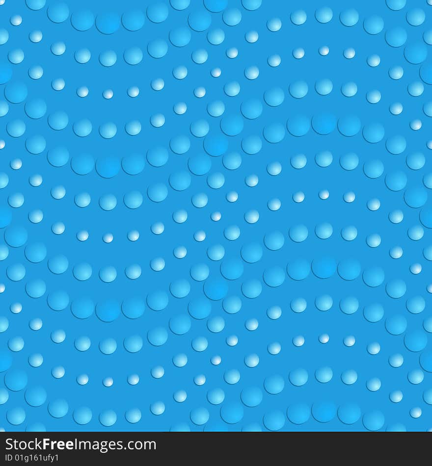 Vector illustration of Seamless Bubble Pattern