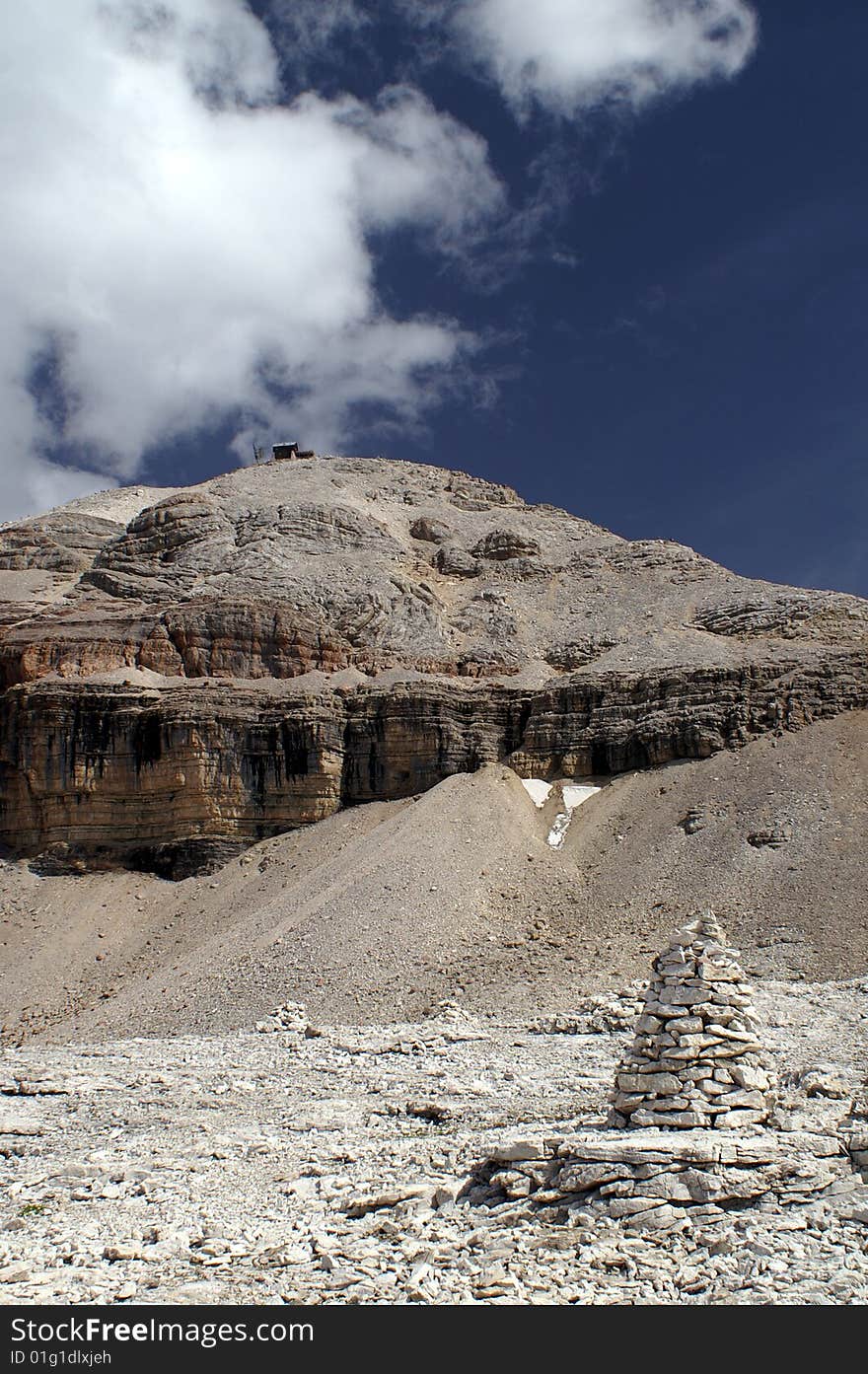 White dolomite peak