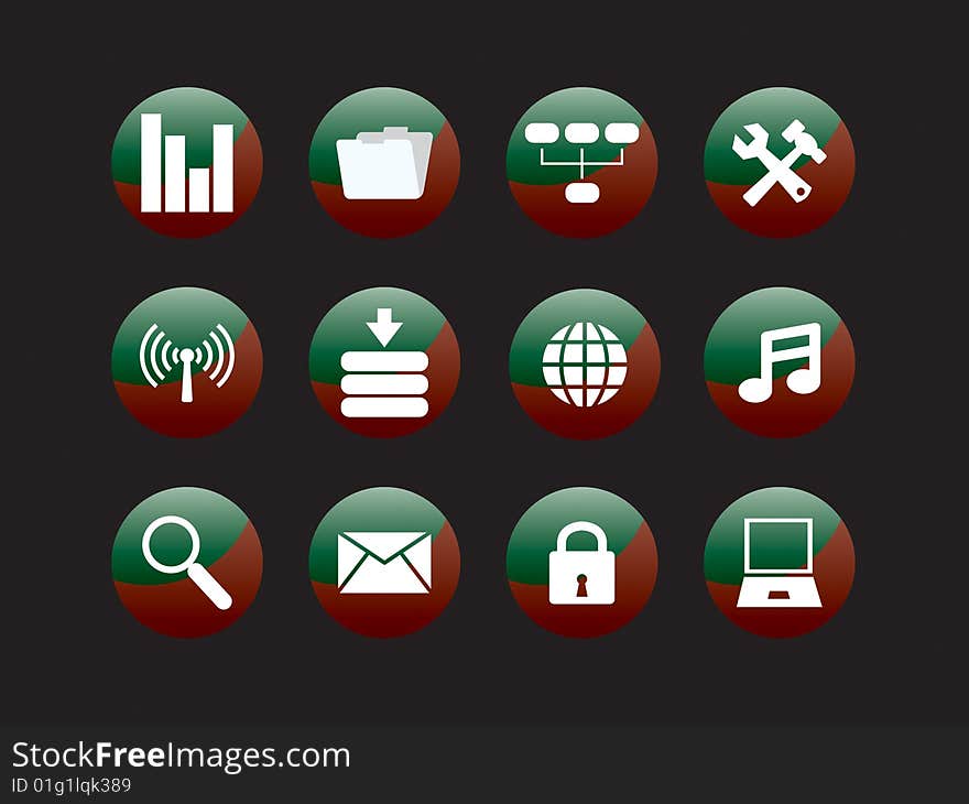 Web icon set