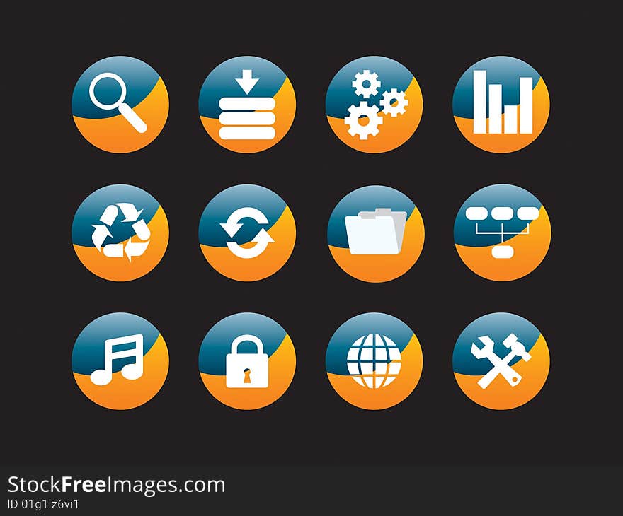 Vector Illustration web icon set