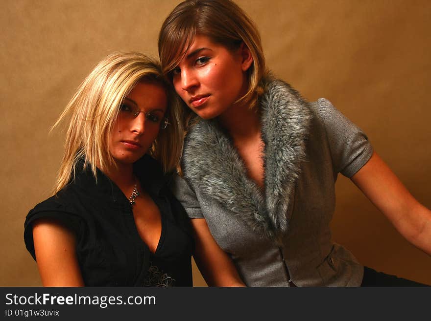 Two young women