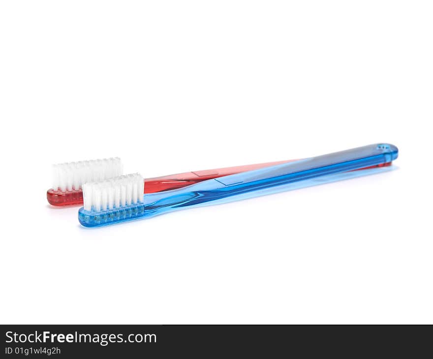 Two toothbrushes