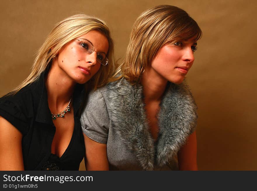 Two young women