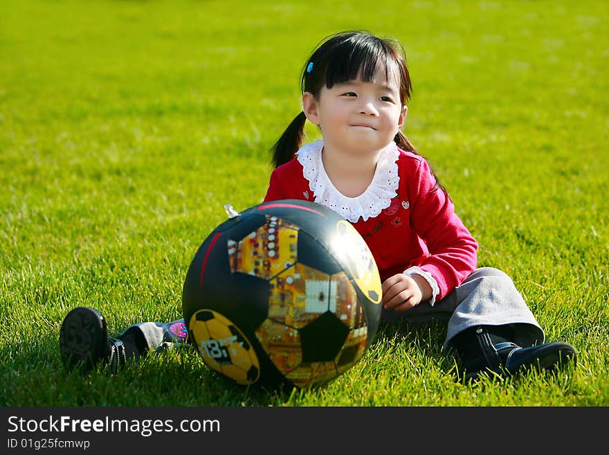 Chinese little child with smile. Chinese little child with smile.