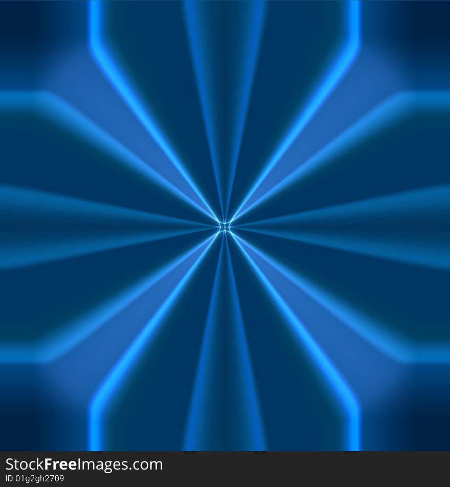 Abstract blue background with light. Abstract blue background with light