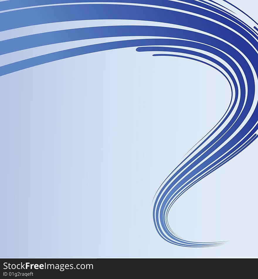 Blue abstract background. Vector illustration