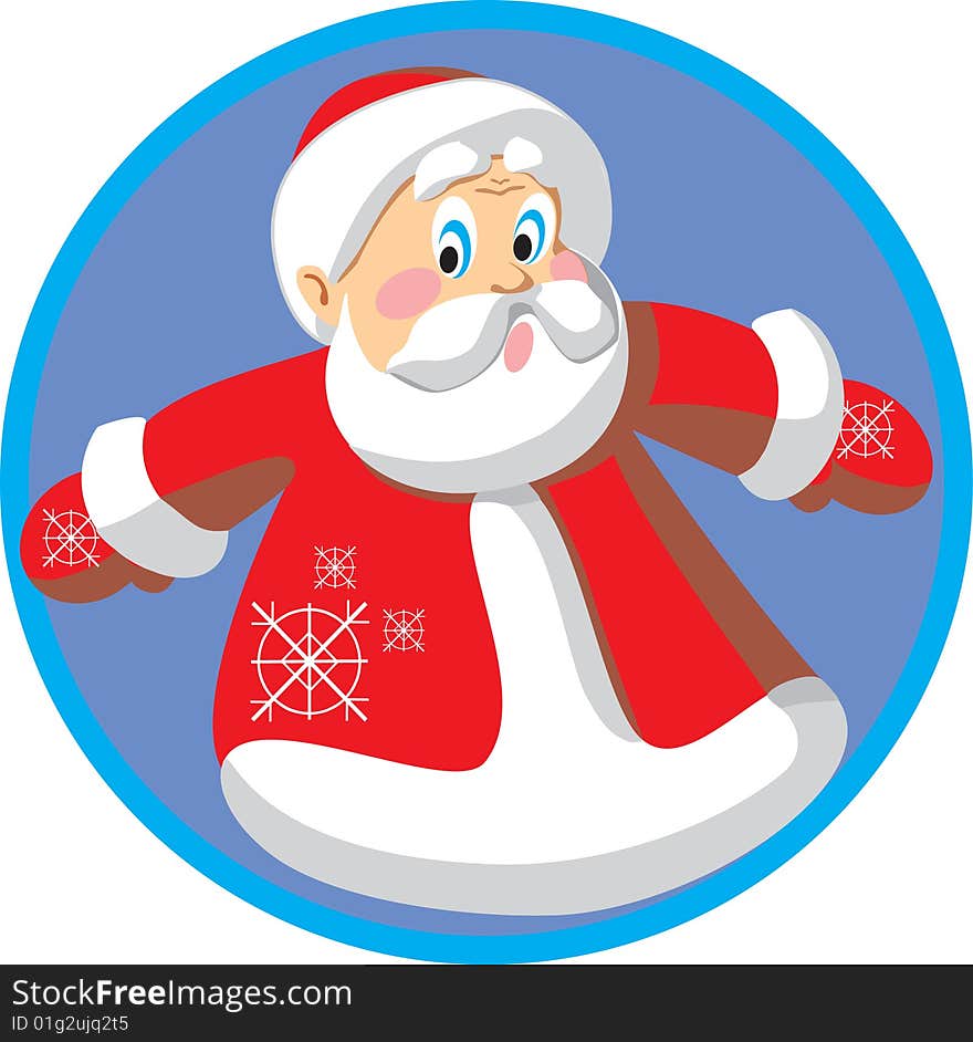 Vector. Santa Claus - for your Cristmas