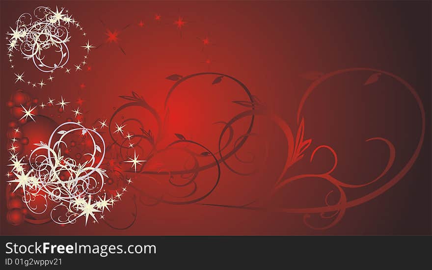 Decorative background. Blank for card. Vector illustration