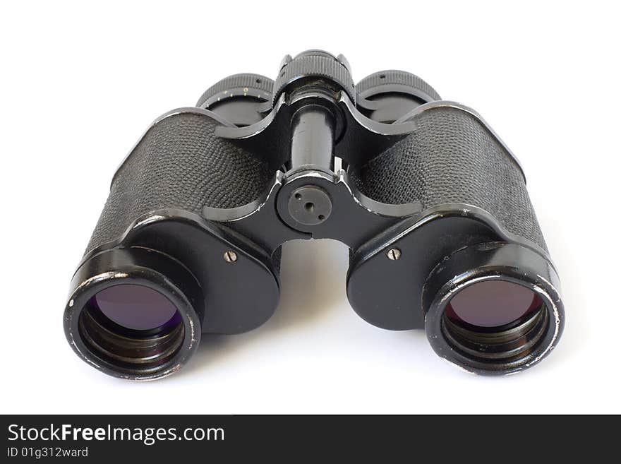 Old binoculars made in the USSR