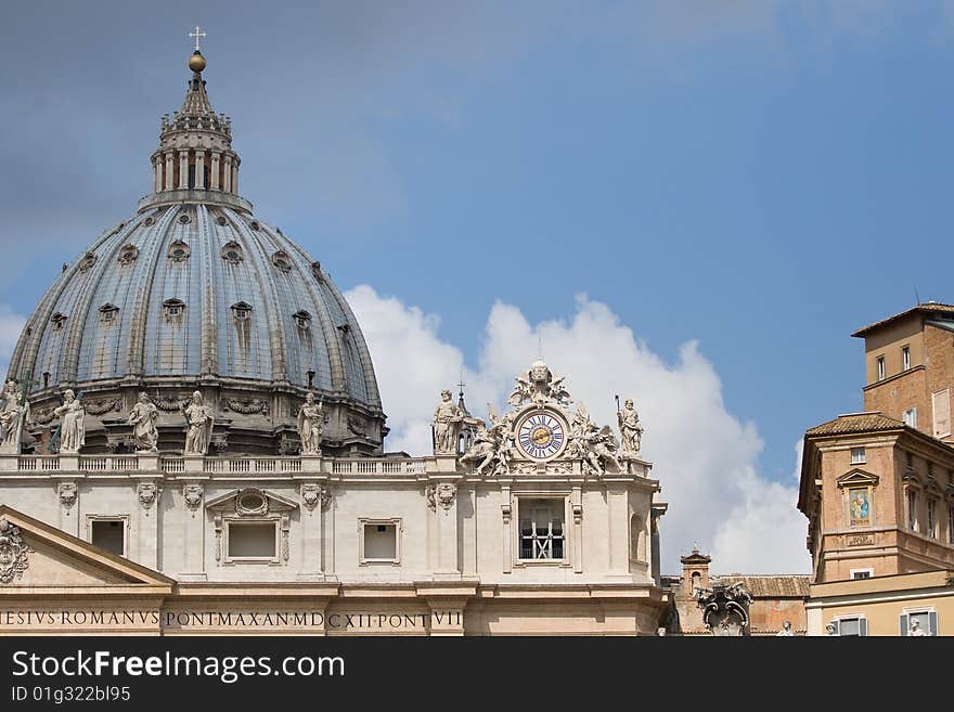 St. Peter's church. Rome. Vatican.