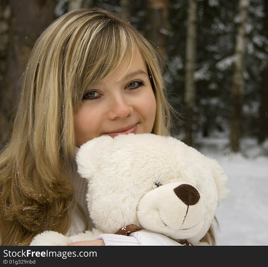 Ekaterina With Bear.