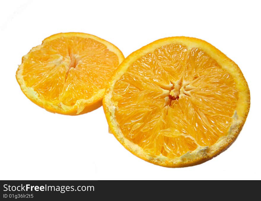 Orange isolated on a white background