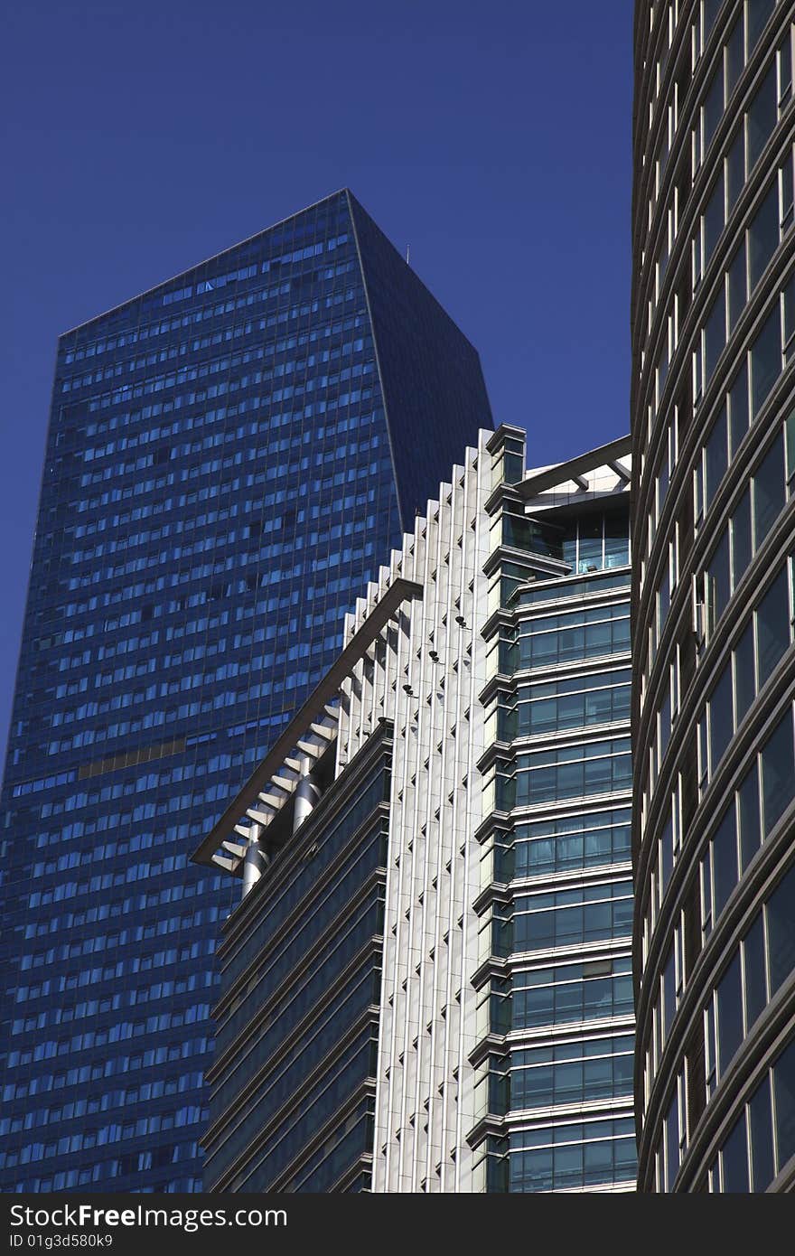 The modern building in shanghai.