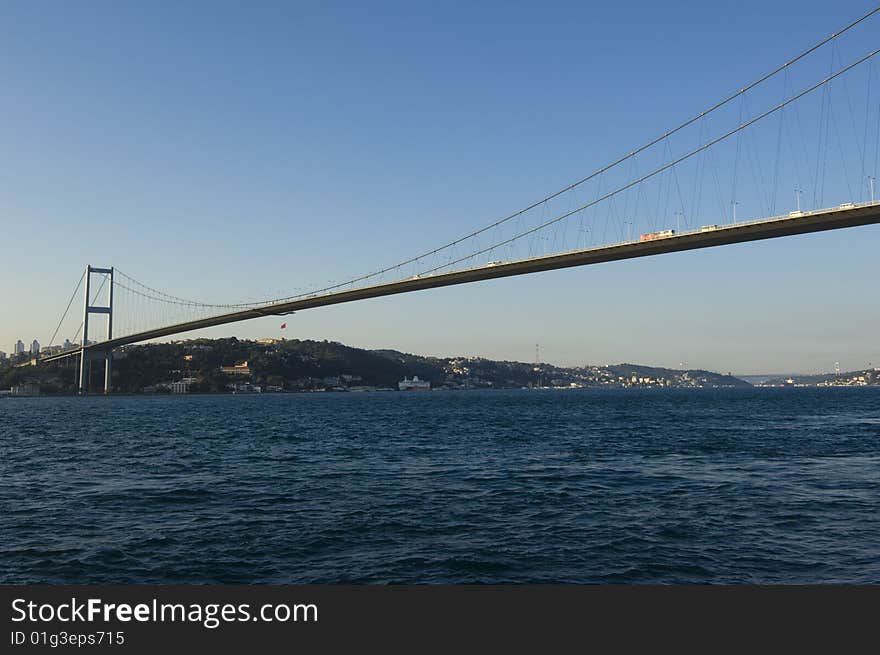 The Bosphorus Bridge. Istanbul/Turkey