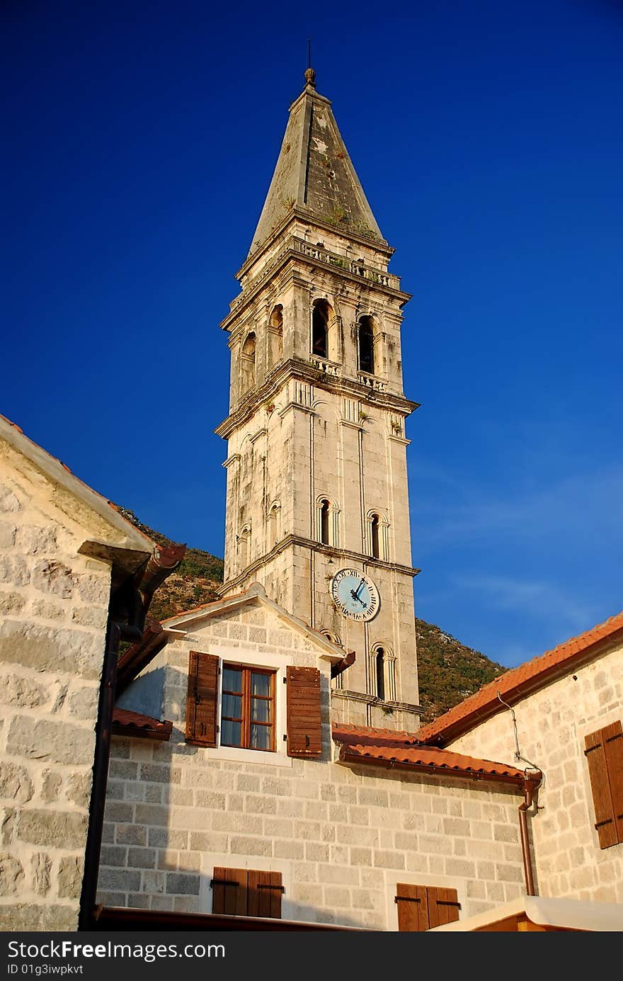 Old Church in Perast, Montenegro