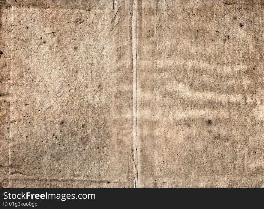 Old collapsing paper with cracks and scratches. Old collapsing paper with cracks and scratches