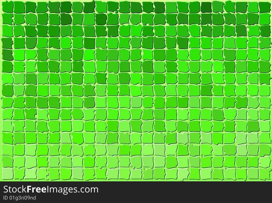 Vector illustration of Abstract Green