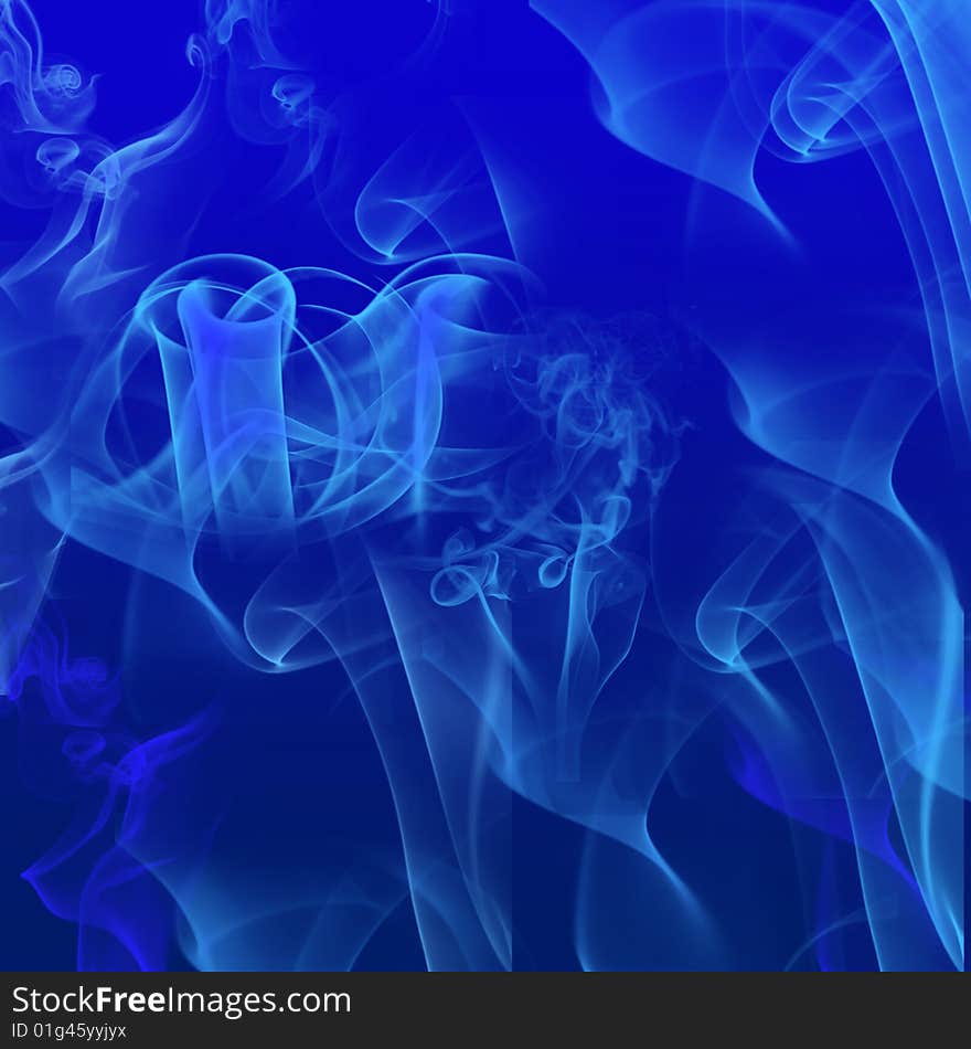 Smoke mist on blue background. Smoke mist on blue background