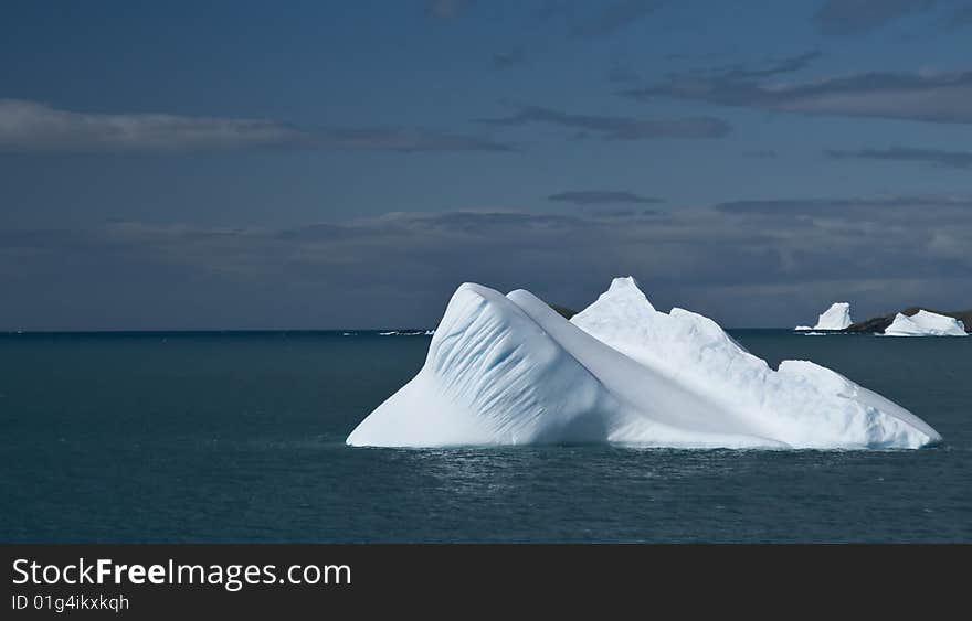 Iceberg off the Antarctic peninsula. Iceberg off the Antarctic peninsula.