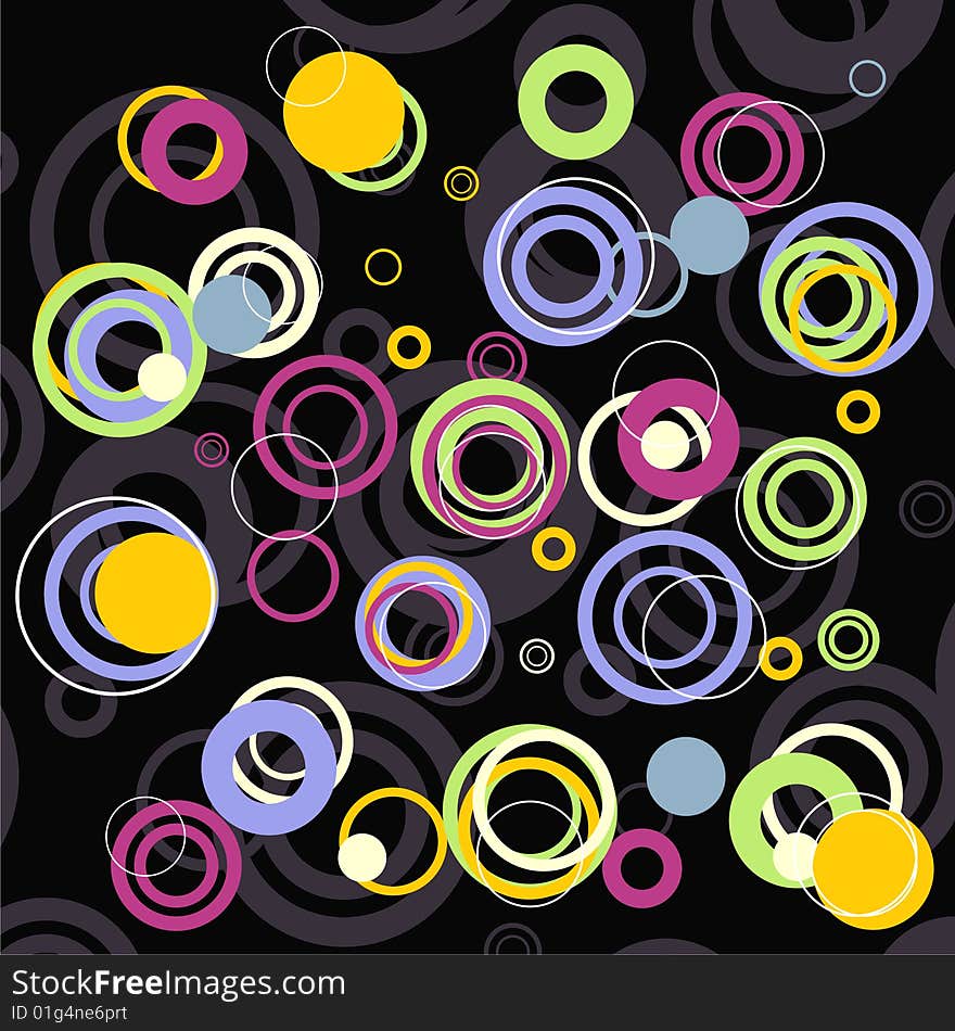 Beautiful background of colored abstract 

circles. Beautiful background of colored abstract 

circles