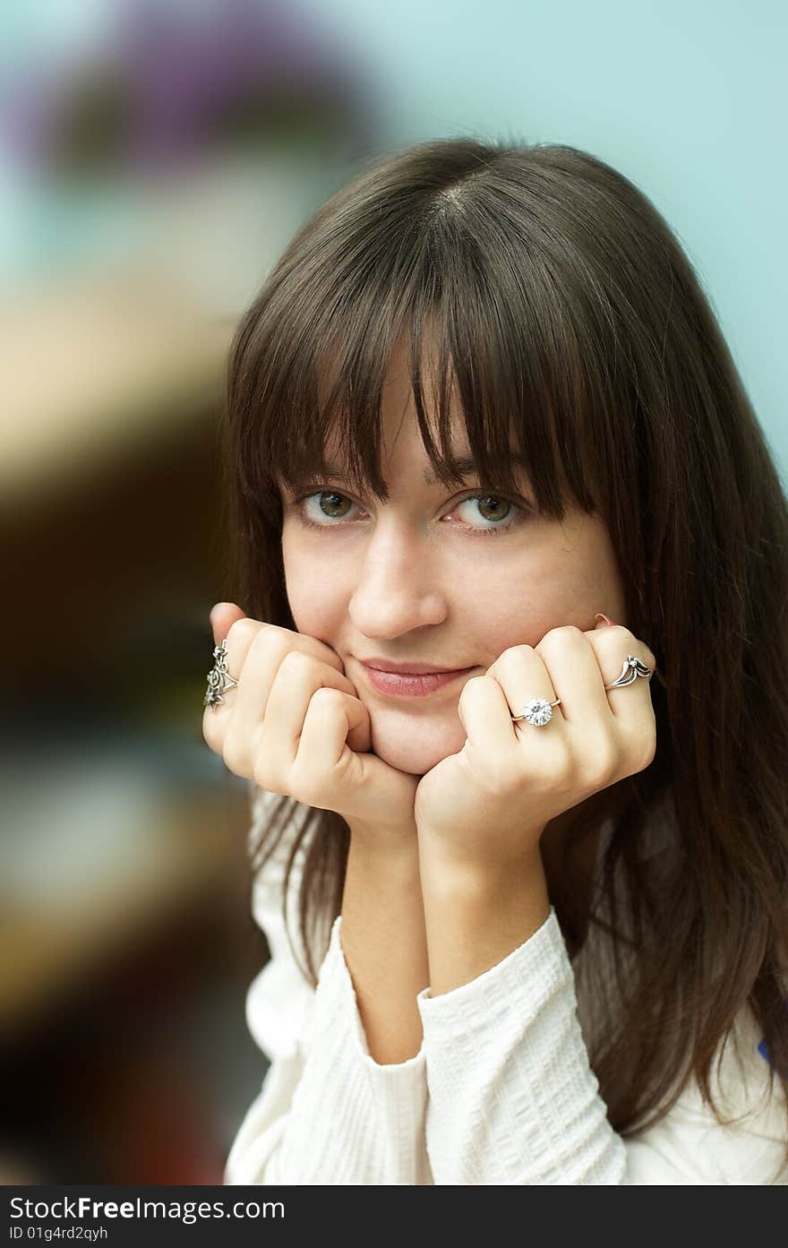 Portrait Of Beautiful Woman