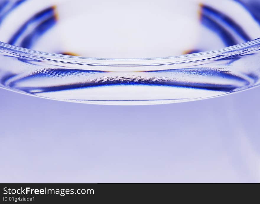 Glass of cold water. Close-up. Fragment. Narrow depth of field. Glass of cold water. Close-up. Fragment. Narrow depth of field.