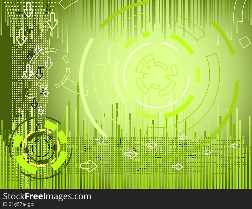 Abstract wallpaper in green colors. Abstract wallpaper in green colors