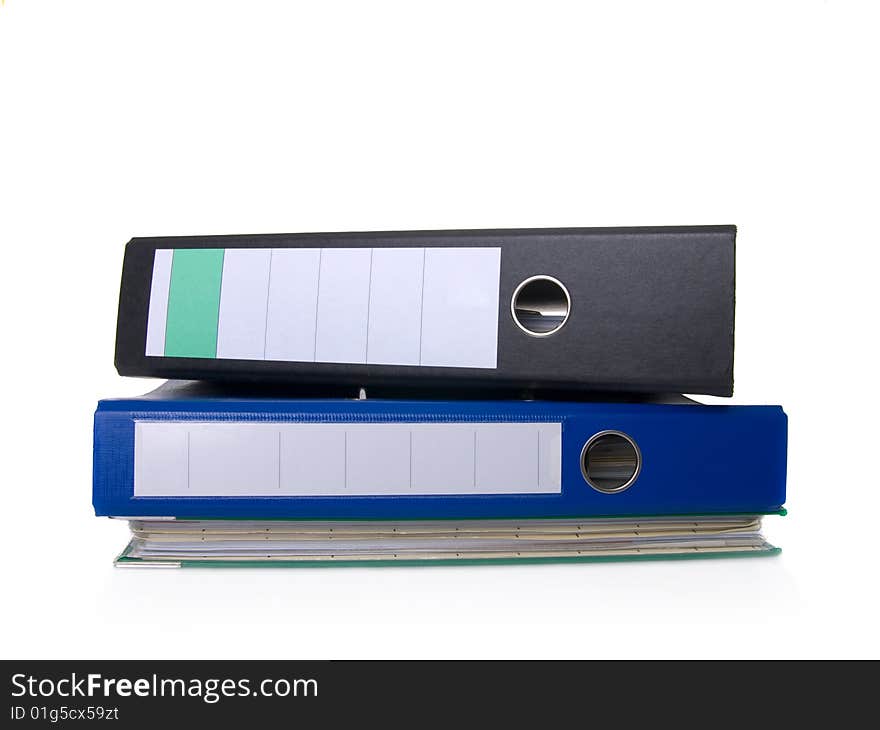 File folder isolated on white background.