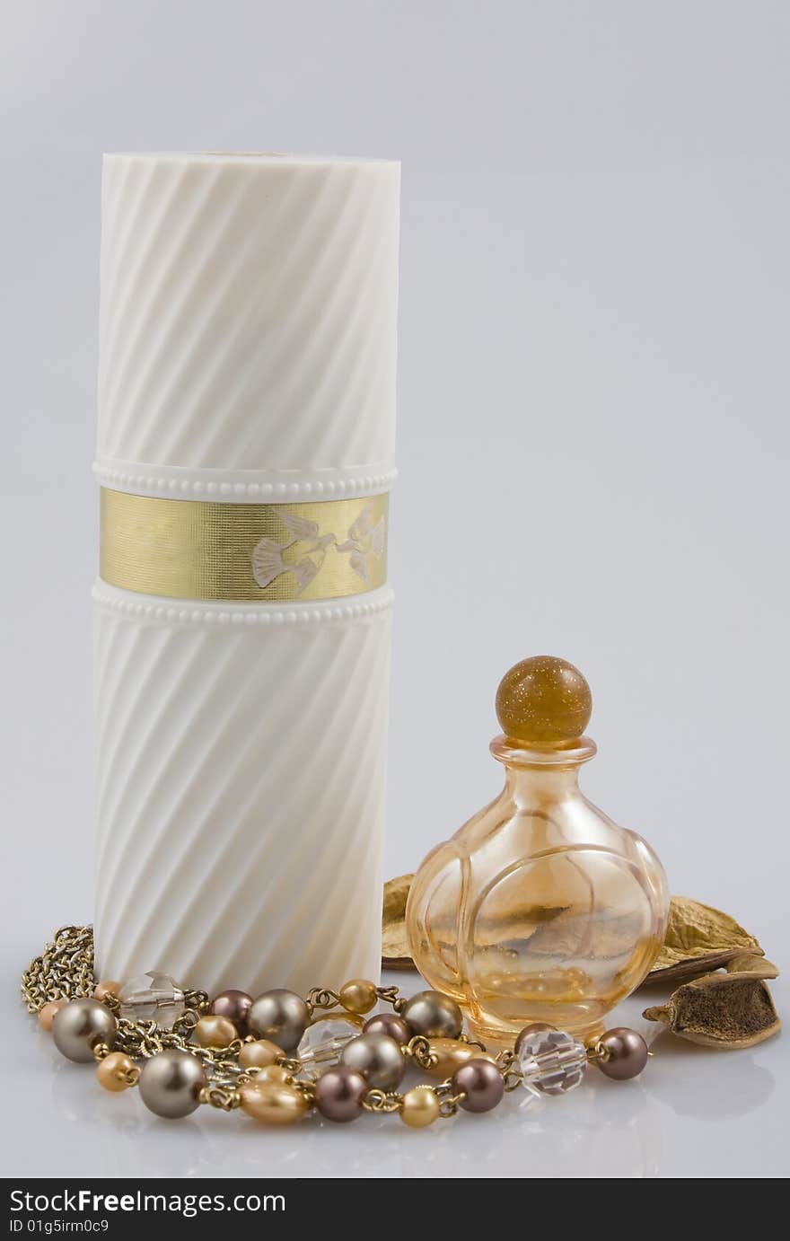 Two perfume bottles