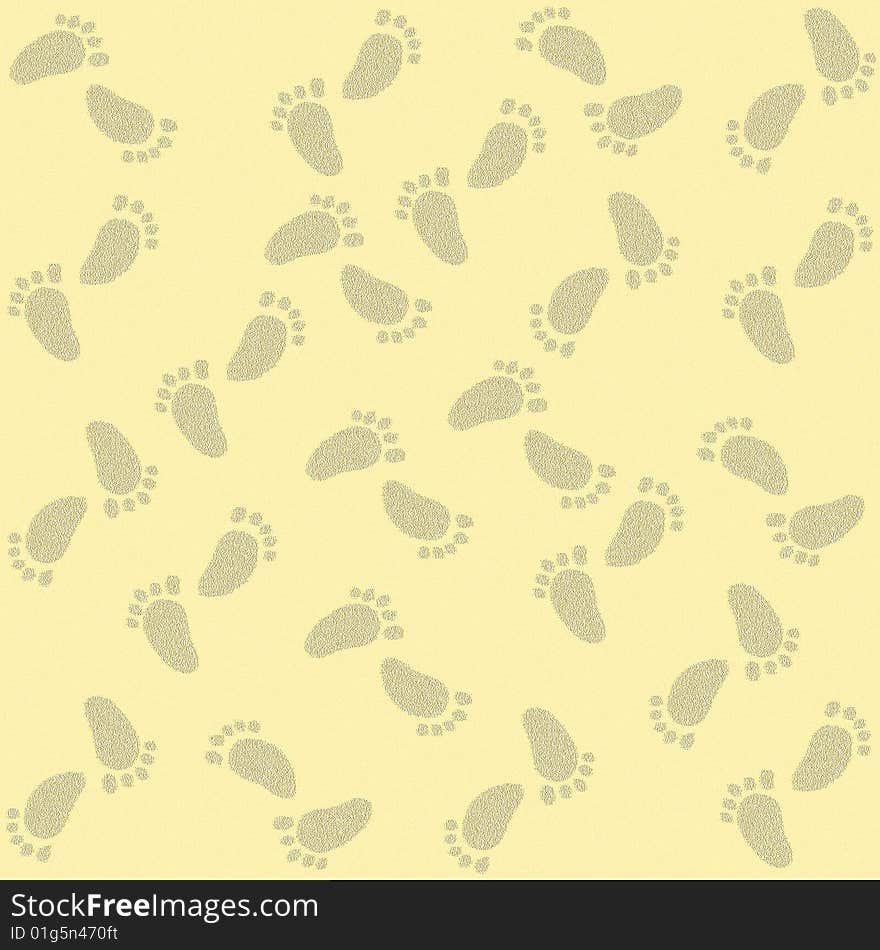 Footprints Background