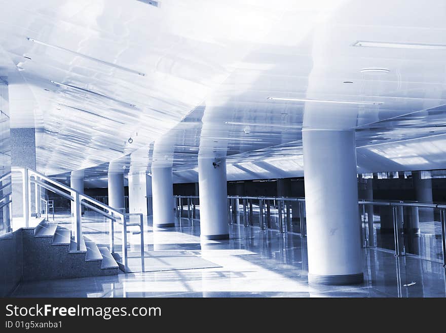 Interior of a subway station in shanghai. Interior of a subway station in shanghai.