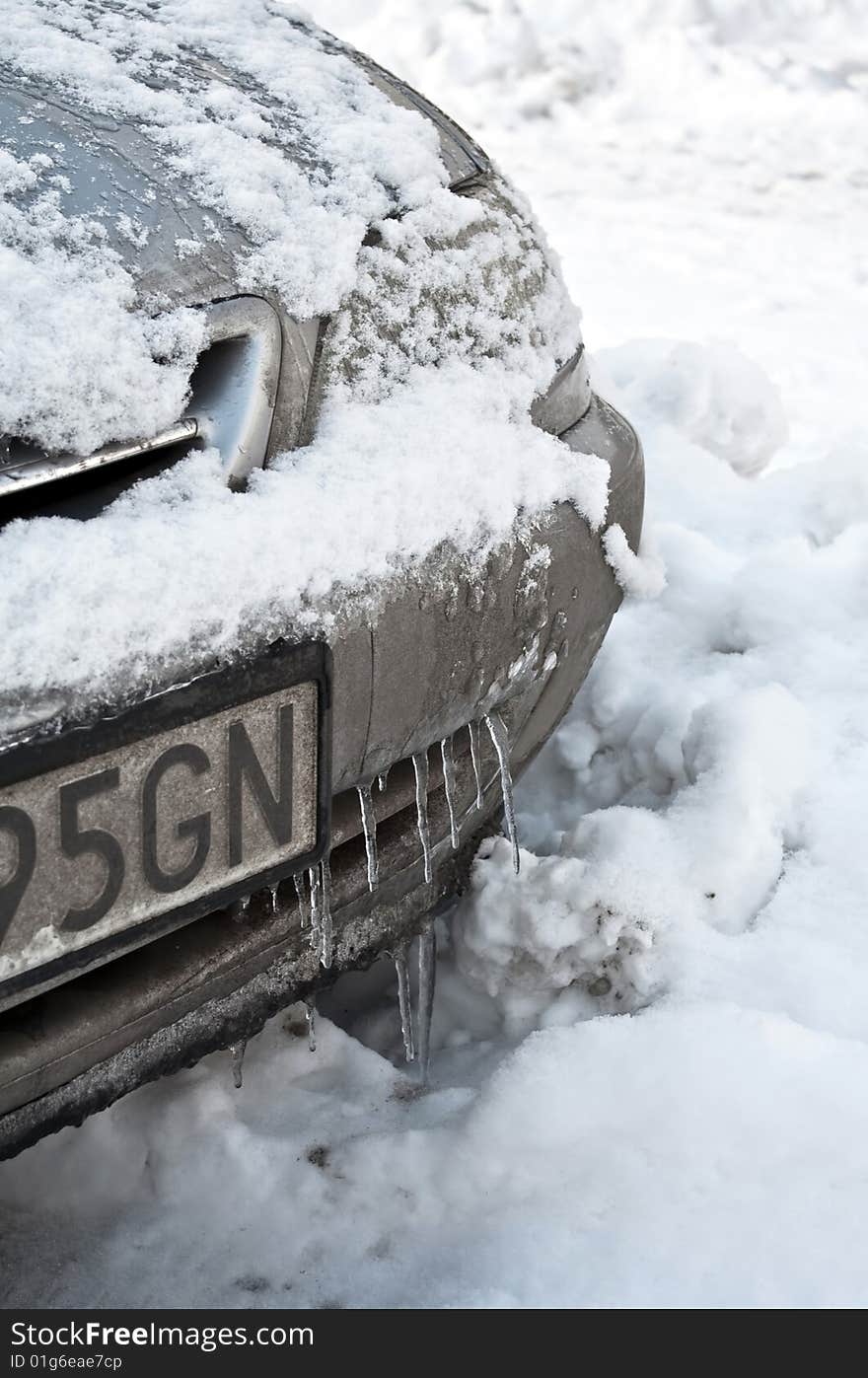 Car in snow