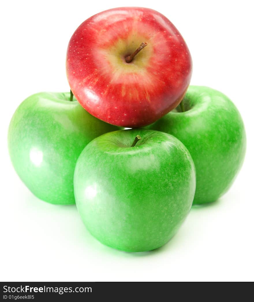 Apples, isolated