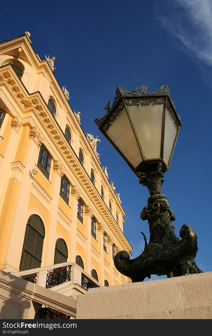 Beautiful palace of Schoenbrunn in Vienna / Austria