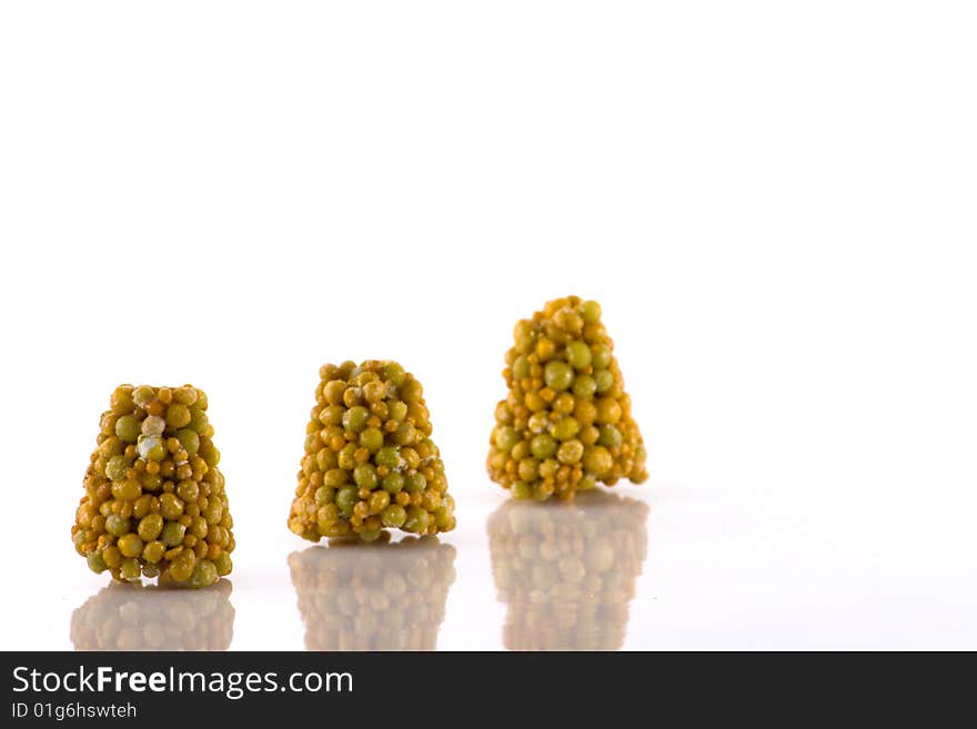 Three Plant Food Pellets