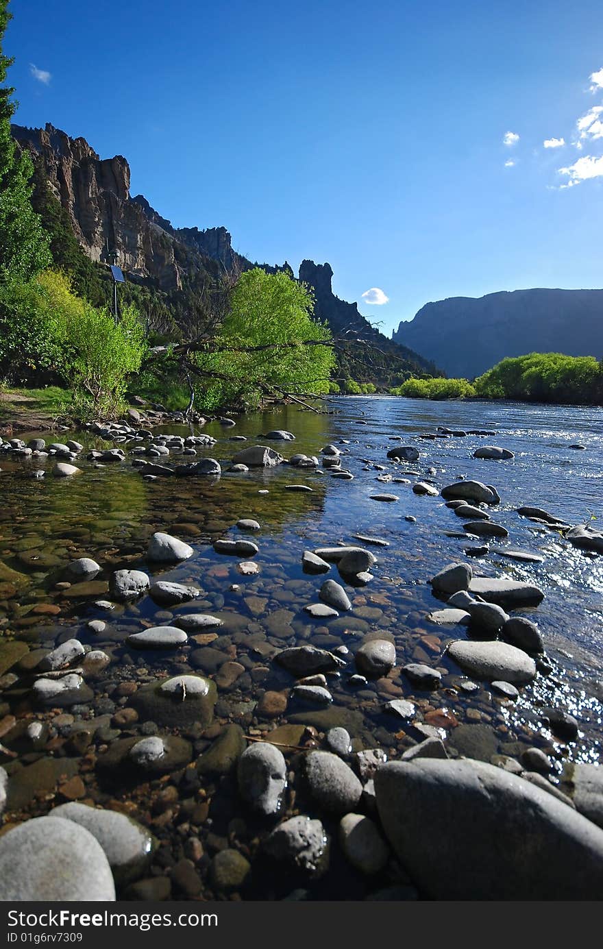 River and rocks