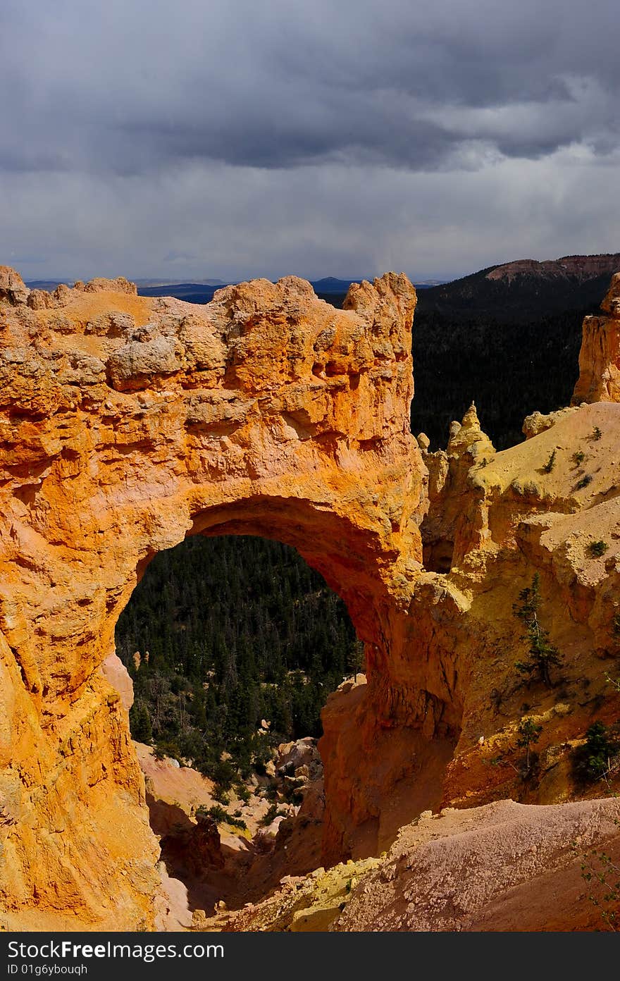 Natural Bridge is a main attraction at Bryce Canyon National Park in Utah. Natural Bridge is a main attraction at Bryce Canyon National Park in Utah