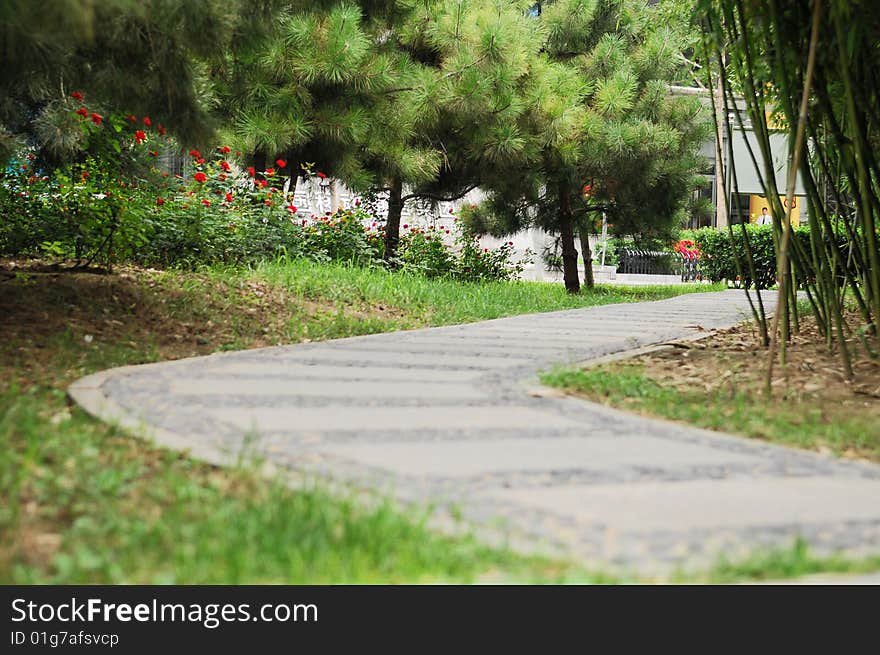 Follow the winding footpath and what will you found at the end?. Follow the winding footpath and what will you found at the end?